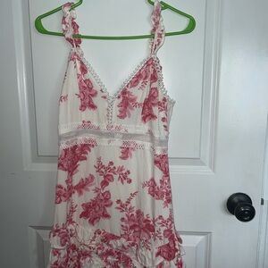 Floral Lace-Trimmed sundress